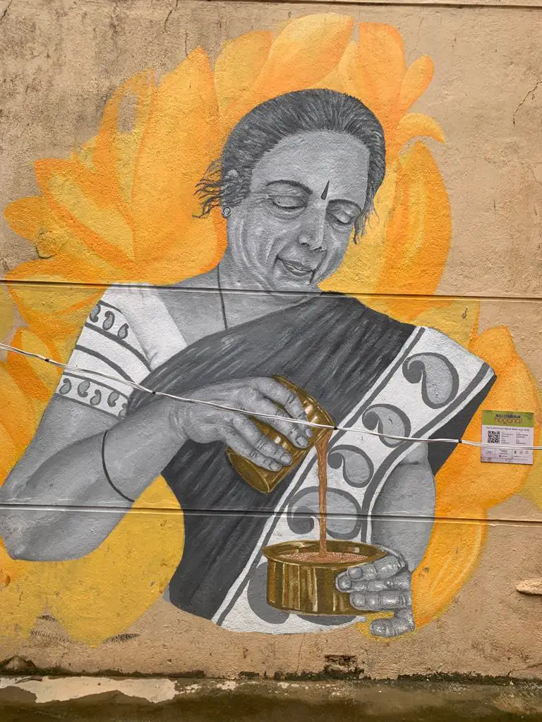 Kaapi Kudi, Malleshwaram Street art