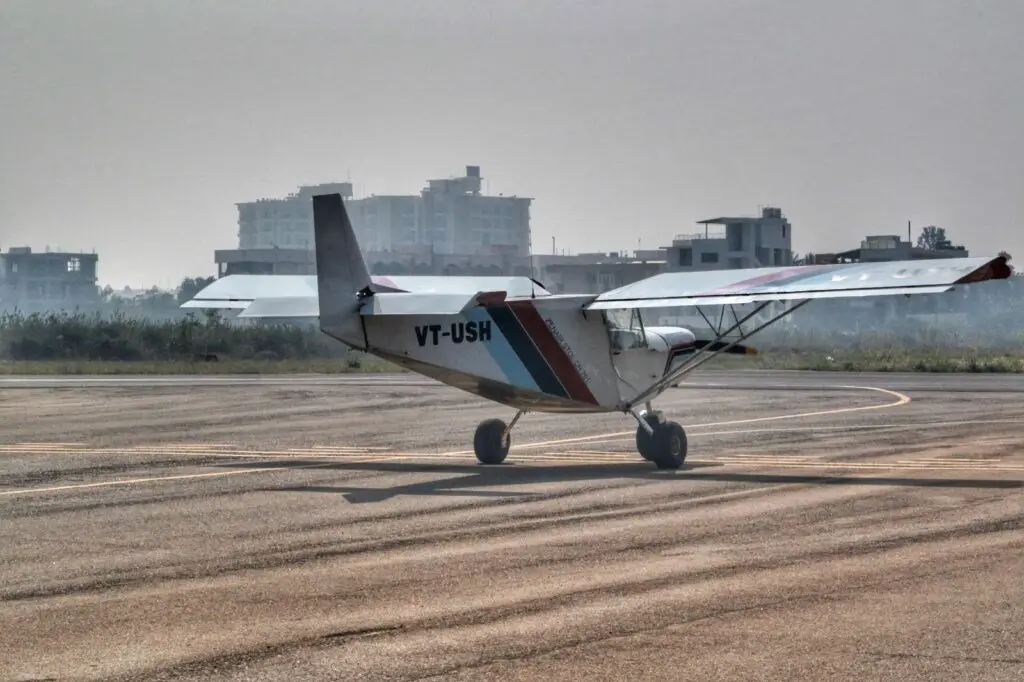 Plane at Jakkur Aerodrome