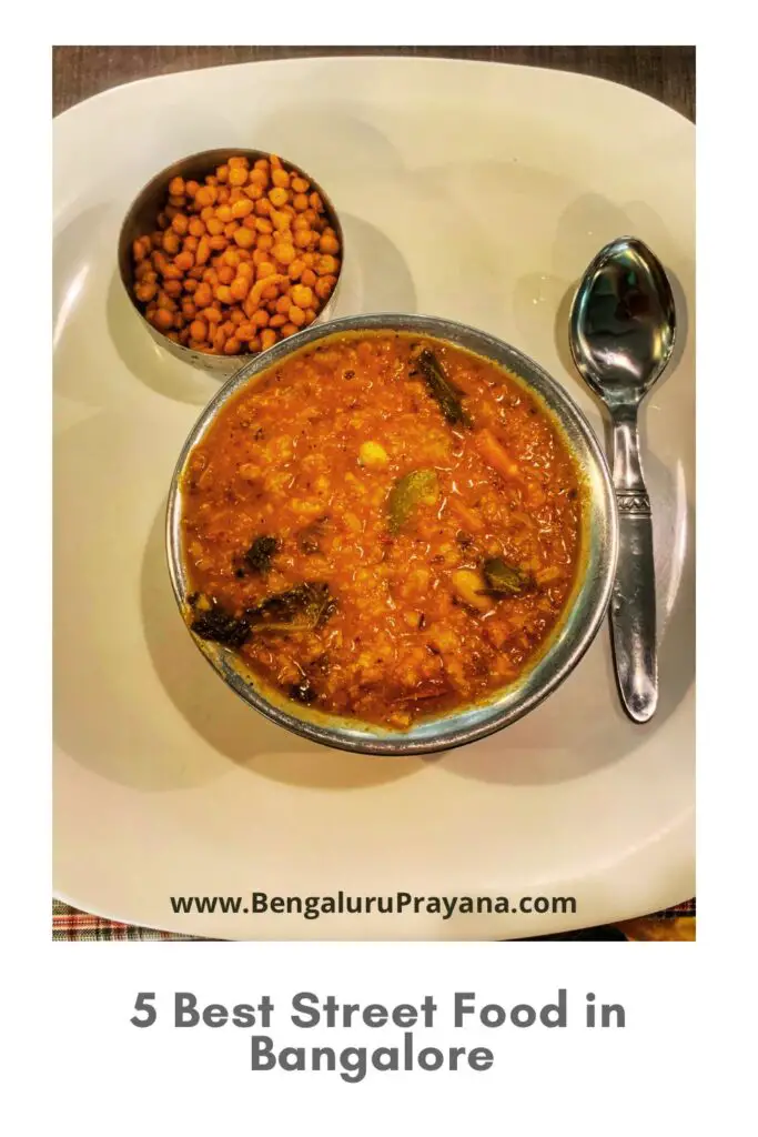 PIN for later reference - 5 Best Street Food in Bangalore