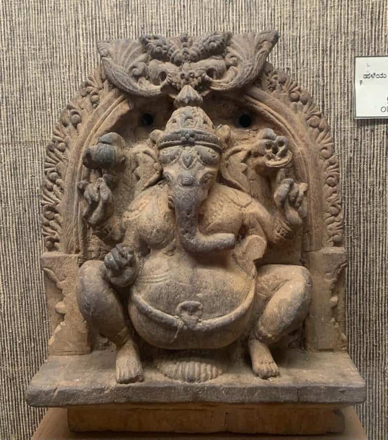 Ganesha sculpture inside Government Museum Bangalore