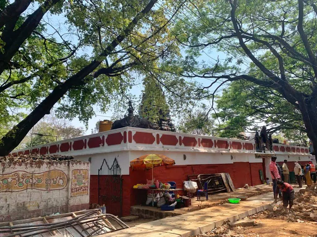 Back entrance of Kadu Malleshwara Temple
