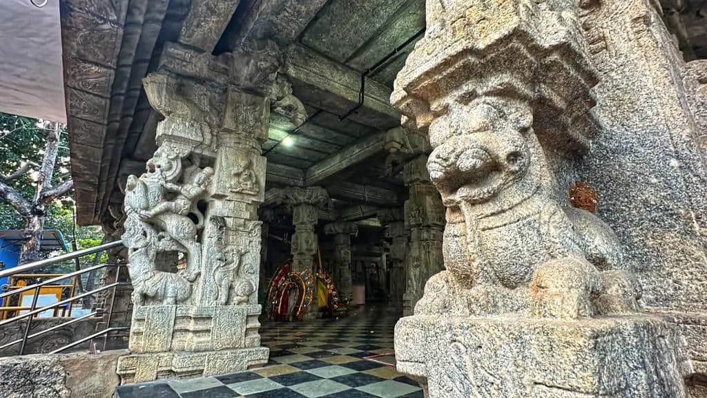 Pillars of Someshwara Temple Ulsoor
