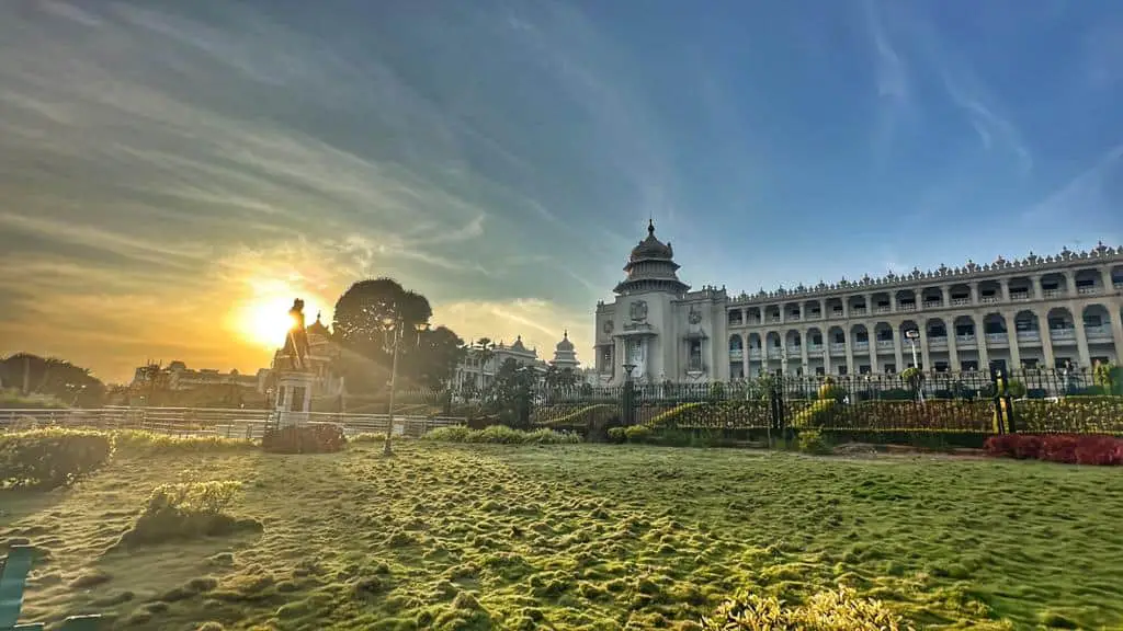 Vidhana Soudha at Sunset