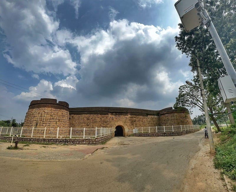 Outer wall of Devanahalli Fort
