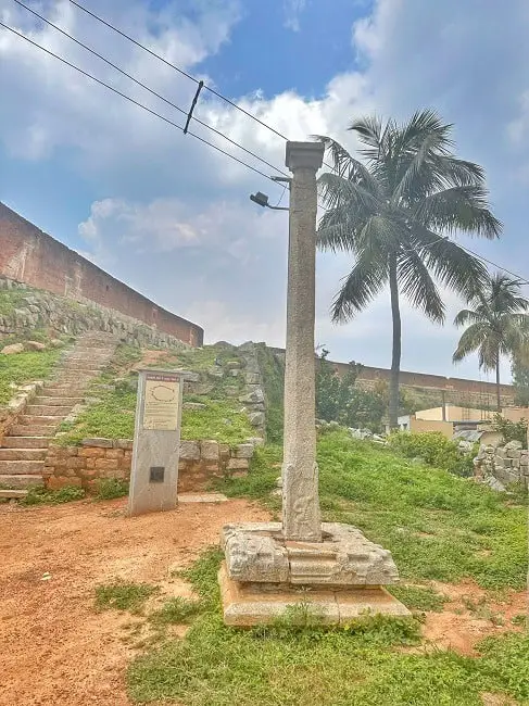 Stairs leading to the top of Devanahalli Fort