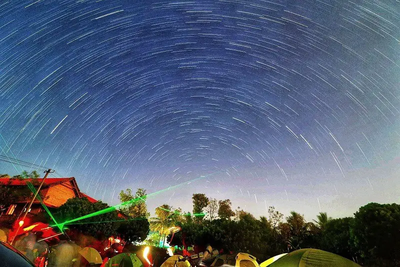 Star Trail captured at Chiguru Farm under the guidance of Vijay Kapoor, admin of Bangalore Astronomy Club