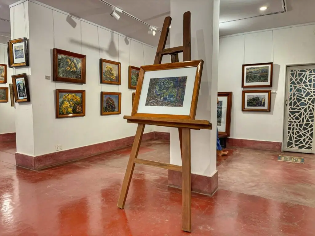 Displayed Paintings at Rumale Art House