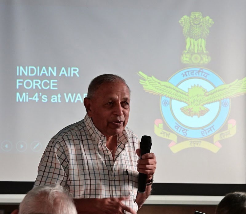 Sqn Ldr Pushp Vaid Speaking