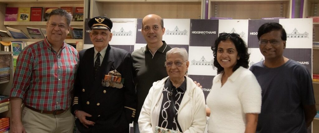 Wing Commander Bharat Bhushan Soni, Vir Chakra: A Life Shaped by Skill, Discipline, and Service group posing for a picture