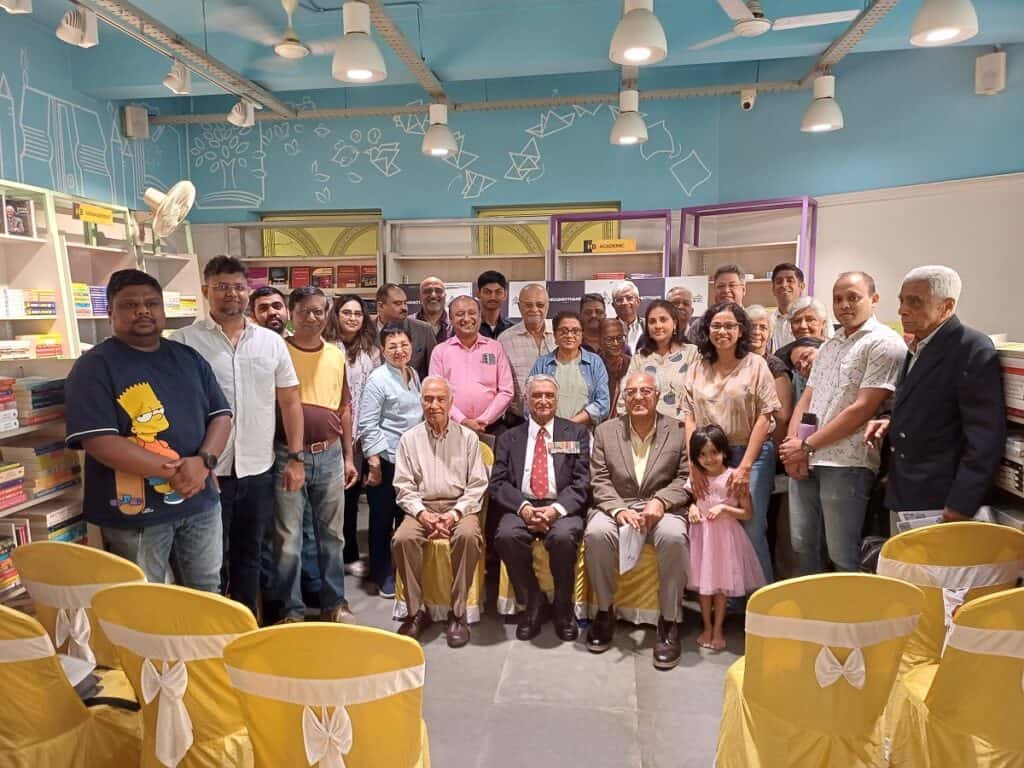 lot of people standing together in a group