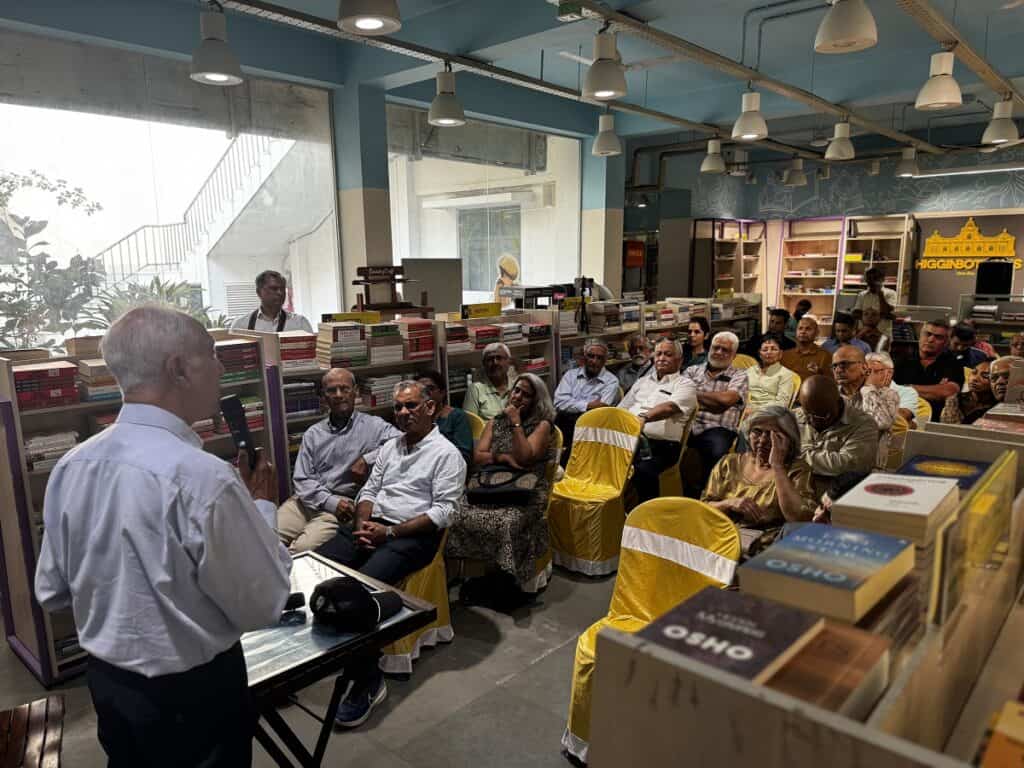 Audiences at Rear Admiral Santosh Kumar Gupta Talk