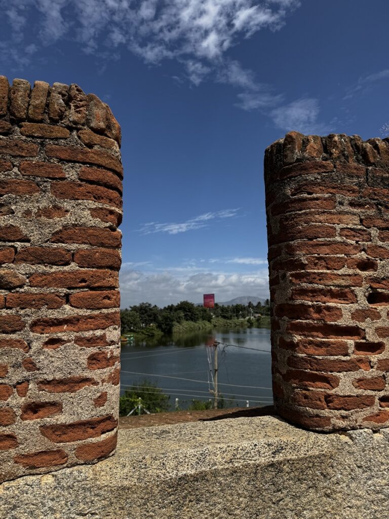 fort wall overlooking water