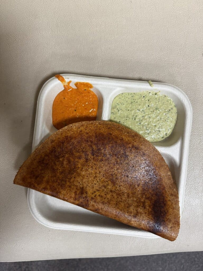 breakfast served on a plate
