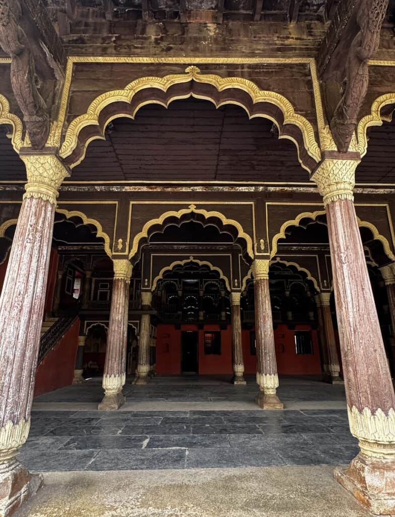 entrance of a palace during Bangalore 1791 walk walk